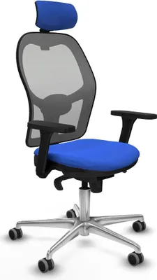 Image de Chaise de bureau avec appui-tête Piqueras y Crespo 3D086G2 Bleu