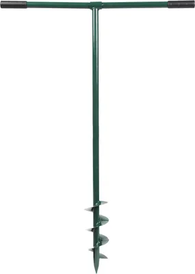 Image de Alberts 658083 Foret de sol, laqué vert, longueur totale 1000 mm, filetage Ø100 mm x 230 mm