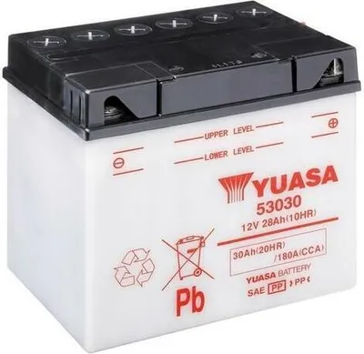 Productafbeelding van YUASA loodaccu zonder zuurpakking - 53030