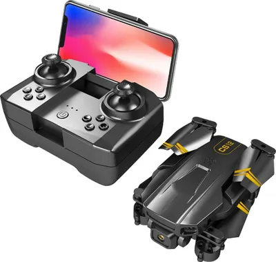 Obrázok produktu pre 2.4G RC Dron nabíjateľné Mini skladacie Quadcopper CS12 HD Kamera Diaľkové ovládanie - čierne Duálne 3 batérie