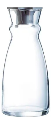 Obrázok produktu pre Sklenená karafa s objemom 75 cl s plastovým viečkom - 6 kusov