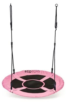 Zdjęcie produktu dla Huśtawka ogrodowa 100 cm, różowa ECOTOYS