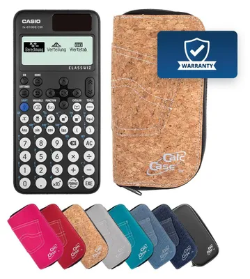 Produktbild von Casio FX-810 DE CW Taschenrechner mit Schutztasche kork