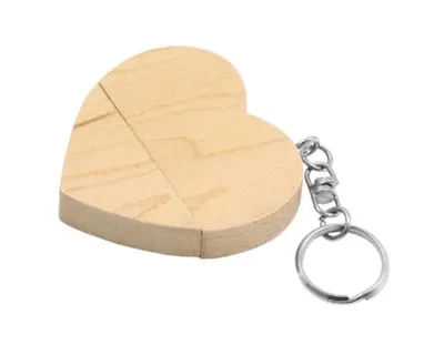 Obrázok produktu pre USB drevené srdce 2.0 16GB, javor