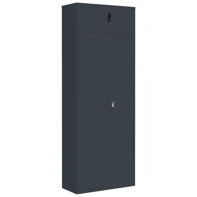 Produktbild von vidaXL Aktenschrank Anthrazit 90x40x240 cm Stahl