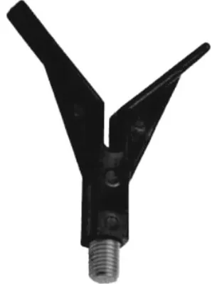 Produktbild von Rutengabel Rutenauflagen V-Kopf schwarz