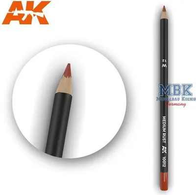 Produktbild von AK Interactive S.L. AK-10012 WEATHERING PENCIL MEDIUM RUST