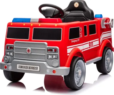 Immagine prodotto di Auto elettrica Eljet per bambini dei vigili del fuoco, rossa, agli ioni di litio