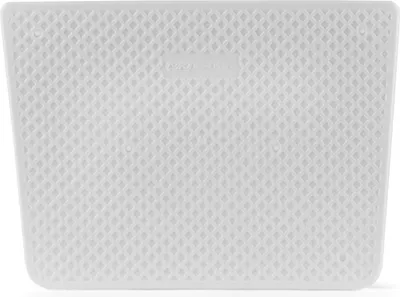 Produktbild von Heckschutzplatte für Außenborder, 300 x 220 mm, Kunststoff, trapezförmig, stabil & rostfrei Farbe: Weiß