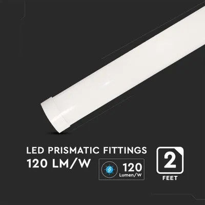 Produktbild von V-TAC PRO VT-8-20 20W led prismatische fitting smd chip samsung Hohe lumen 120LM/W 60CM kaltweiß 6500K IP20 - sku 20349