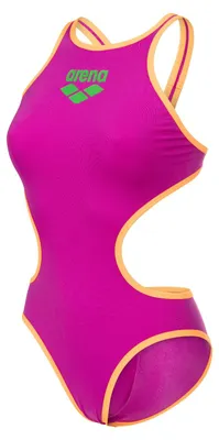 Produktbild von arena Badeanzug One Biglogo für Damen, Farbe:Fuchsia, Größe:38