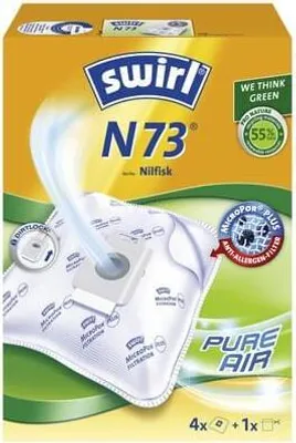 Obrázek produktu pro Swirl N 73, Prachový sáček, Bílá, 4 kusů