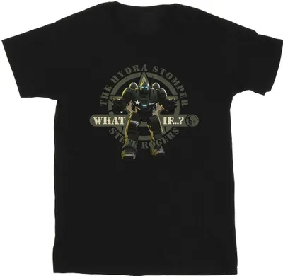 Produktbild von Marvel - "What If Hydra Stomper Rodgers" T-Shirt für Herren BI43629 (XL) (Schwarz)