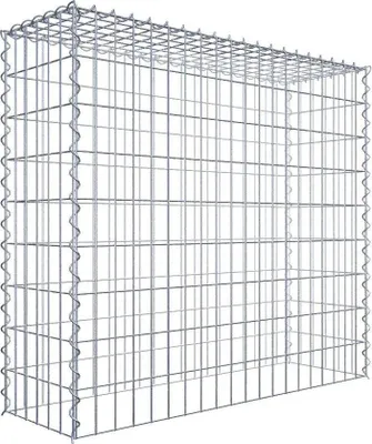 Produktbild von Anbaugabione Typ 3 100 cm x 90 cm x 30 cm (L x H x T), Maschenweite 5 cm x 10 cm, Spirale