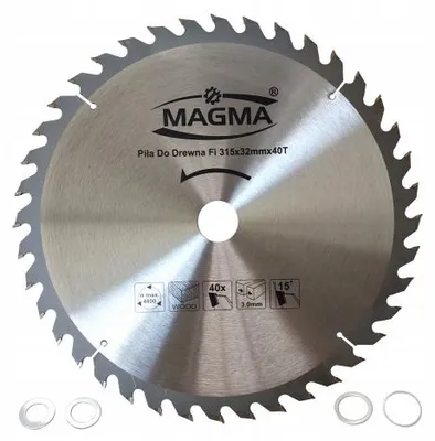 Produktbild von Magma Kreissägeblatt Holz 315x32mm 40Z