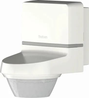 Produktbild von Theben Bewegungsmelder Wandmontage, 280°, 24 m, App-Steuerung (Bluetooth), weiß, 1 Stk.