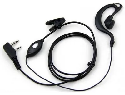 Produktbild von Headset mit PTT-Mikrofon fr Baofeng BF-888S, UV-5R, UV-5RE, UV-6R, Kenwoods, Wouxun, Puxing