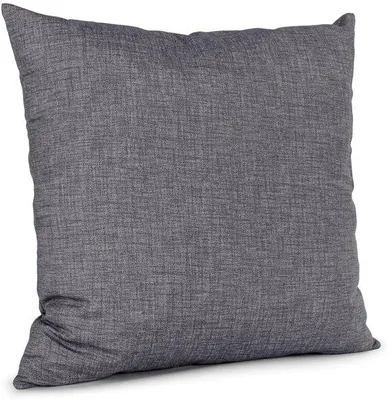 Obrázok produktu pre Uniqoos® obliečka na vankúš, vzhľad ľanu, sivá, 40 x 40 cm – 60 % bavlna/40 % polyester, so zipsom, možnosť prania pri 30°C, bez výplne
