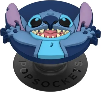 Produktbild von PopSockets PopOut Stitch, Griffigkeit, Schwarz, Blau, Rot, Violett, Universal, 1 Stück(e), 38,8 mm, 38,8 mm