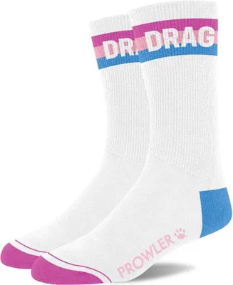 Zdjęcie produktu dla Prowler RED Drag Socks - Skarpety z napisem, czerwone, unisex