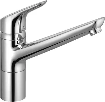 Productafbeelding van Kludi Objekta spoelwastafelmengkraan, éénhendelbediening, zonder druktoevoer, chroom, 1 stuk.