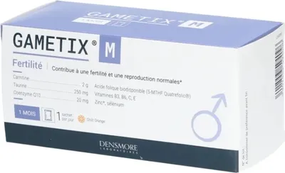 Immagine prodotto di Integratore alimentare a sostegno della fertilità maschile Densmore Gametix M, 30x4,5 g bustine
