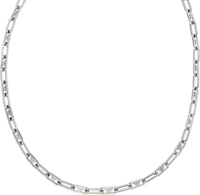Productafbeelding van Emporio Armani herenketting van roestvrij staal met karabijnsluiting
