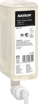 Image de Katrin Mousse de savon Clean 3136 1.000ml