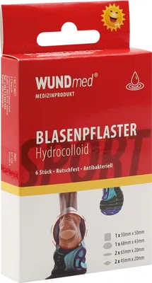 Produktbild von Wundmed Transparente Blasenpflaster hydrocolloid 6er 4 versch. Größen