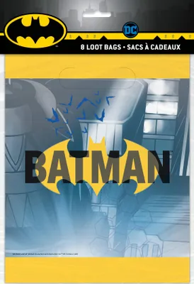 Produktbild von Geschenktüte PVC Batman Sign 8Stk.