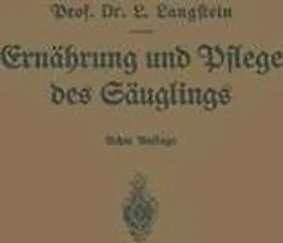 Obrázek produktu pro Ernährung und Pflege des Säuglings