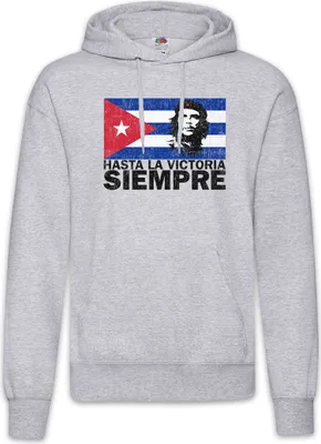 Produktbild von Urban Backwoods Hasta La Victoria Siempre II, Herren Hoodie, Farbe: Hellgrau, Größe: 2XL