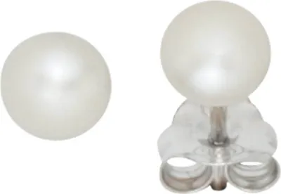 Produktbild von Perlenohrstecker Stecker Ohrstecker Süßwasser Perlen 5mm 925 Silber Damen