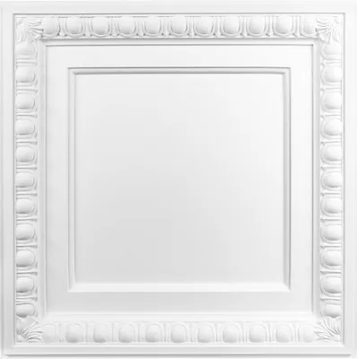 Produktbild von 1 Stück | Deckenplatte | Polyurethan| stoßfest | Perfect | 61x61cm | B4004