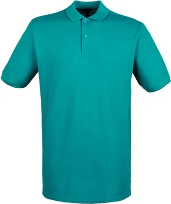 Immagine prodotto di Henbury H101 | Polo da uomo in cotone microfine-piqué dal taglio moderno - Colore: Giada brillante - Taglia: S