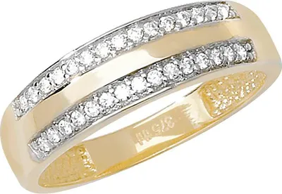 Image de Bague Femme Or 375/1000 avec Oxyde de Zirconium, 53 (16.9); TRS11227RSM
