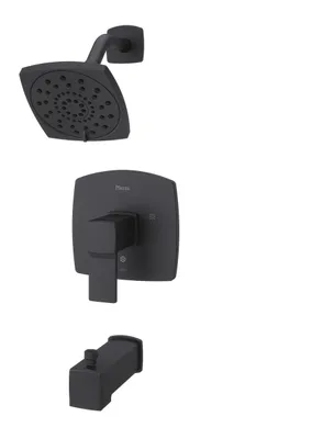 Obrázok produktu pre PFISTER LG89-8DAB Obklad do vane a sprchy, matná čierna farba