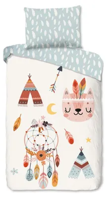 Produktbild von Good Morning Kinderbettwäsche "Dreamy" - Multi - (140x200 cm) - 100 % Baumwolle