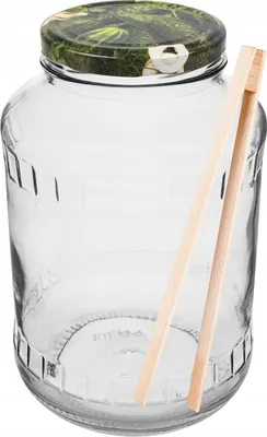 Obrázek produktu pro Skleněná nádoba se šroubovacím uzávěrem 1,5 l fi 82/6 + kleště