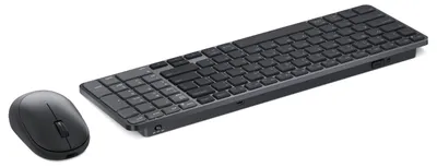 Image de DELL Pro 7 KM746 Tastatur Maus enthalten Universal RF Wireless + Bluetooth QWERTZ Deutsch Graphit