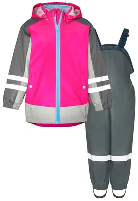 Immagine prodotto di Playshoes, set antipioggia, composto da giacca e pantaloni antipioggia, 3-in-1, impermeabili