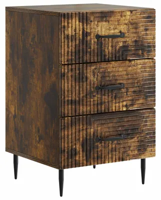 Zdjęcie produktu dla Szafka Nocna Dąb wędzony 43 x 41 x 66,5 cm Drewno inżynieryjne