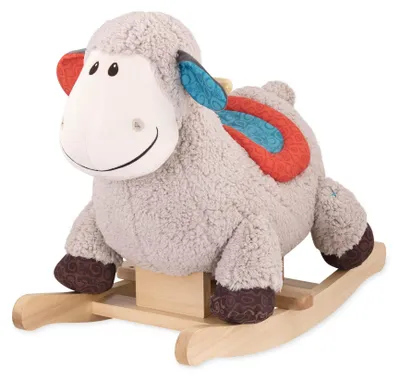 Productafbeelding van Omgoods - Pluche Schommel Schaap voor Kinderen vanaf 18 Maanden