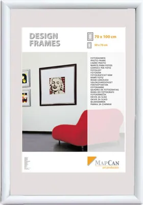 Produktbild von Kunststoff Bilderrahmen Design Frames weiß, 50 x 60 cm