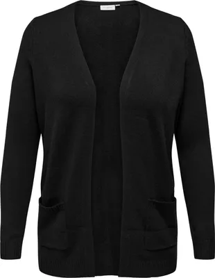 Produktbild von ONLY CARMAKOMA Langarm Strickjacke mit Taschen Plus Size Übergrößen Cardigan CARESLY Größe: 42-44