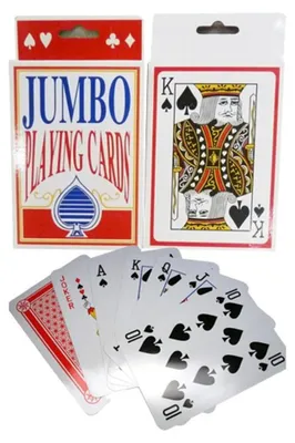 Immagine prodotto di Carte da gioco Jumbo kunststoffbeschichtet 9x14cm