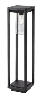 Zdjęcie produktu dla Lampa Ogrodowa Stojąca E27 Ip54 Czarna Rabalux Zernest
