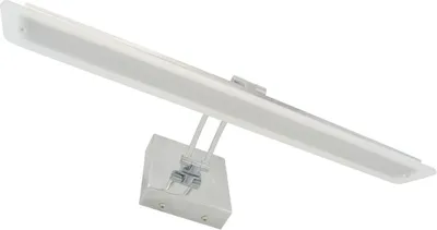 Produktbild von Spiegelleuchte LED Aluminium Glas B: 45 cm IP44 Chrom 3900 K neutralweiß 640 lm Wandlampe Bad