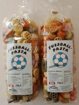 Produktbild von Streuteile Fussball aus Nudelteig, 2X 250 g, Nudeln, Pasta, Dekoration, Delikatesse, Fussbälle