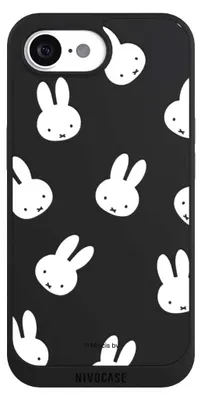 Produktbild von NIVOCASE Handyhülle für Apple iPhone 17e  Hülle NIVOpure Case Schwarz Muster transparent Miffy